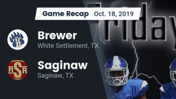 Recap: Brewer  vs. Saginaw  2019