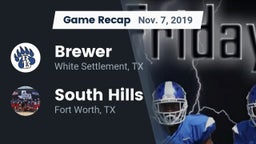 Recap: Brewer  vs. South Hills  2019