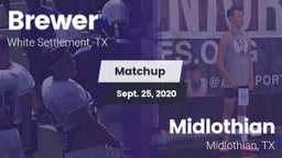 Matchup: Brewer  vs. Midlothian  2020