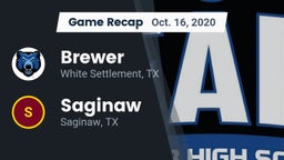 Recap: Brewer  vs. Saginaw  2020