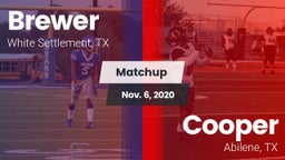 Matchup: Brewer  vs. Cooper  2020