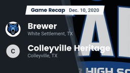 Recap: Brewer  vs. Colleyville Heritage  2020