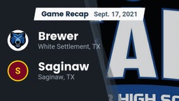 Recap: Brewer  vs. Saginaw  2021