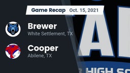 Recap: Brewer  vs. Cooper  2021