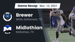 Recap: Brewer  vs. Midlothian  2021