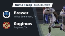Recap: Brewer  vs. Saginaw  2022
