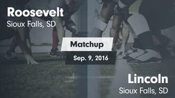 Matchup: Roosevelt High vs. Lincoln  2016