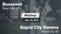 Matchup: Roosevelt High vs. Rapid City Stevens  2016