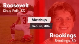 Matchup: Roosevelt High vs. Brookings  2016