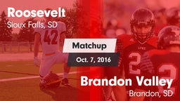 Matchup: Roosevelt High vs. Brandon Valley  2016