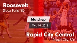 Matchup: Roosevelt High vs. Rapid City Central  2016