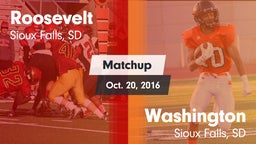 Matchup: Roosevelt High vs. Washington  2016