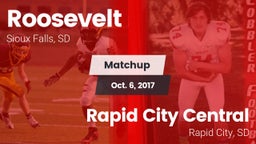 Matchup: Roosevelt High vs. Rapid City Central  2016