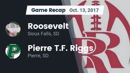 Recap: Roosevelt  vs. Pierre T.F. Riggs  2017