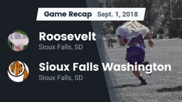 Recap: Roosevelt  vs. Sioux Falls Washington  2018