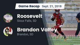 Recap: Roosevelt  vs. Brandon Valley  2018