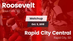 Matchup: Roosevelt High vs. Rapid City Central  2018