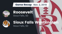 Recap: Roosevelt  vs. Sioux Falls Washington  2018