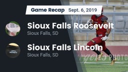 Recap: Sioux Falls Roosevelt  vs. Sioux Falls Lincoln  2019