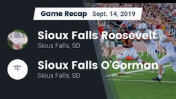 Recap: Sioux Falls Roosevelt  vs. Sioux Falls O'Gorman  2019