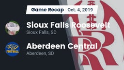 Recap: Sioux Falls Roosevelt  vs. Aberdeen Central  2019
