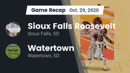 Recap: Sioux Falls Roosevelt  vs. Watertown  2020