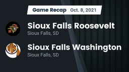 Recap: Sioux Falls Roosevelt  vs. Sioux Falls Washington  2021