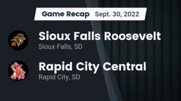 Recap: Sioux Falls Roosevelt  vs. Rapid City Central  2022