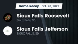 Recap: Sioux Falls Roosevelt  vs. Sioux Falls Jefferson  2022
