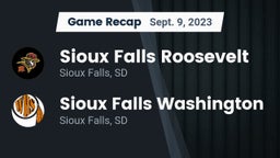 Recap: Sioux Falls Roosevelt  vs. Sioux Falls Washington  2023