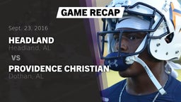 Recap: Headland  vs. Providence Christian  2016