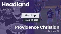 Matchup: Headland Middle vs. Providence Christian  2017