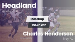 Matchup: Headland Middle vs. Charles Henderson  2017
