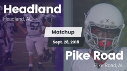 Matchup: Headland High vs. Pike Road  2018