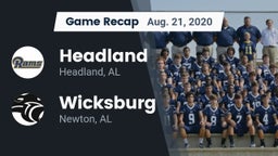 Recap: Headland  vs. Wicksburg  2020