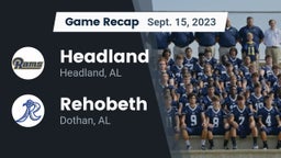 Recap: Headland  vs. Rehobeth  2023