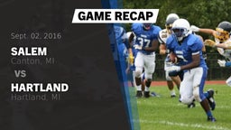 Recap: Salem  vs. Hartland  2016