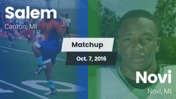 Matchup: Salem  vs. Novi  2016