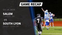 Recap: Salem  vs. South Lyon  2016