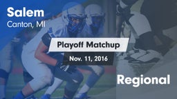 Matchup: Salem  vs. Regional 2016