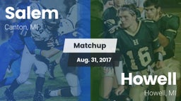 Matchup: Salem  vs. Howell  2017