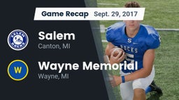 Recap: Salem  vs. Wayne Memorial  2017