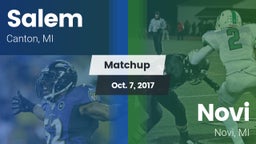 Matchup: Salem  vs. Novi  2017