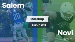 Matchup: Salem  vs. Novi  2018
