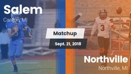 Matchup: Salem  vs. Northville  2018