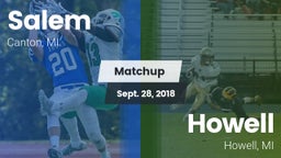 Matchup: Salem  vs. Howell 2018