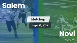 Matchup: Salem  vs. Novi  2019