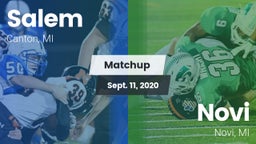 Matchup: Salem  vs. Novi  2020