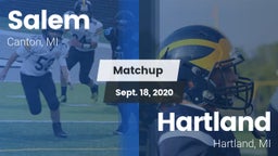 Matchup: Salem  vs. Hartland  2020