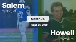 Matchup: Salem  vs. Howell 2020